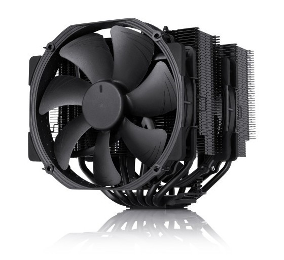 noctua noctua cooler cpu nh d15 chromax.black nh d15 ch.bk, 6 heatpipes dual tower, 2x nf a15 140mm