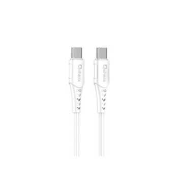 cable tipo c qcharx sofia 1m 1m c a tipo c 20w blanco pvc blanco