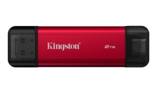kingston kingston technology 2tb dual usb a/c portable ssd, up to 1050mb/s usb 3.2 gen 2