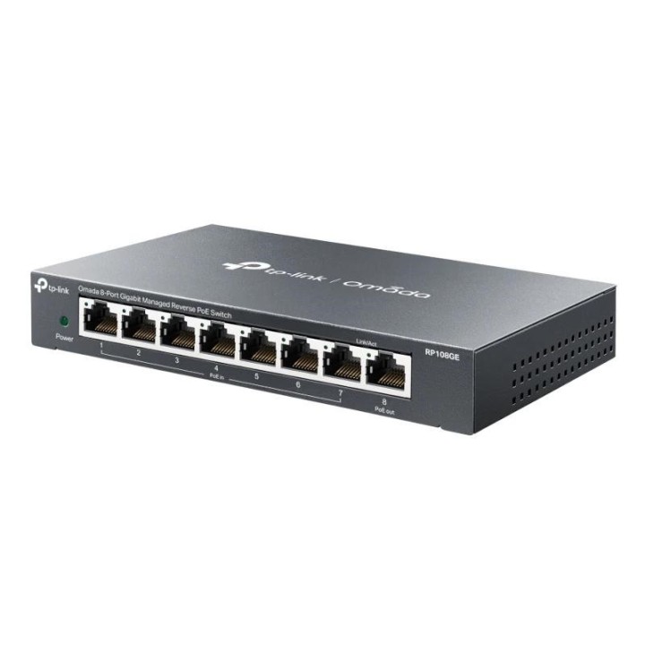 tp link rp108ge switch 7xgb poe in 1xgb poe out