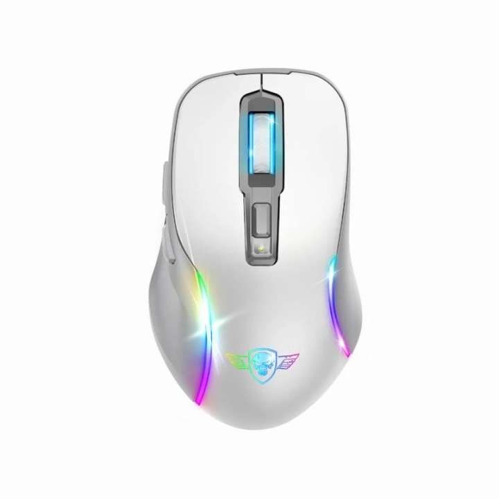 spirit of gamer raton inalambrico elite m50 blanco