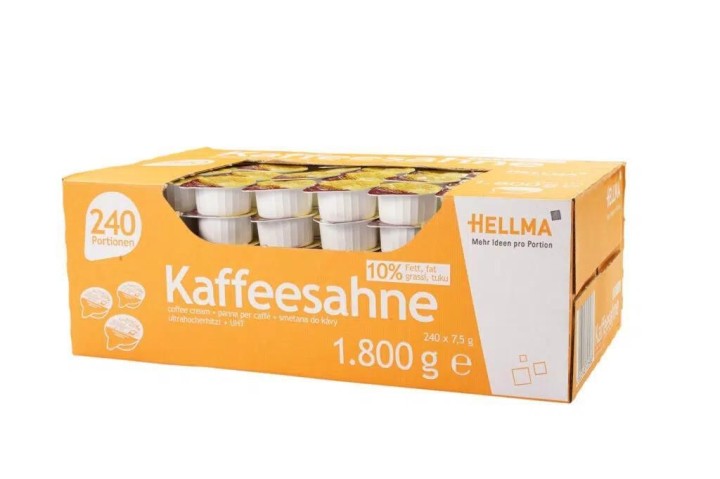 caja 240 capsulas leche cafe hellma 7.5gr