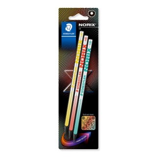 staedtler blister con 3 lapices de grafito norix hb staedtler 181 hbbk3