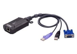 aten aten cn800 at interruptor kvm negro, purpura