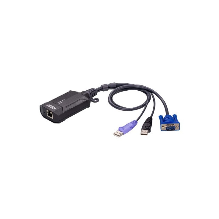 aten aten cn800 at interruptor kvm negro, purpura