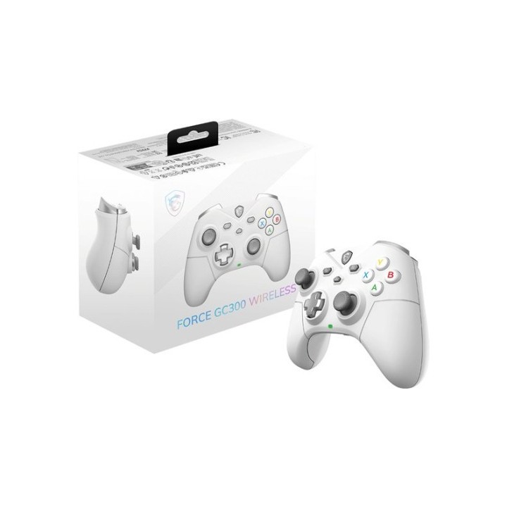 msi gamepad msi force gc300 w white