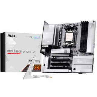 msi placa msi pro b850m a wifi pz,amd,am5,b850,4ddr5,256gb,1hdmi+1dp,4sata3+2m.2,5g lan,6usb3.2,matx