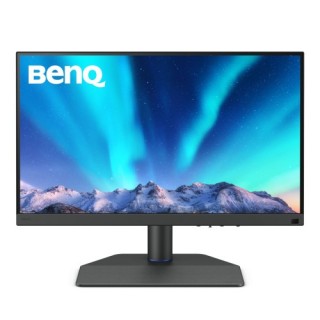 benq benq monitor sw272u  9h.llflb.qbe  monitor profesional para fotografia y edicion de video