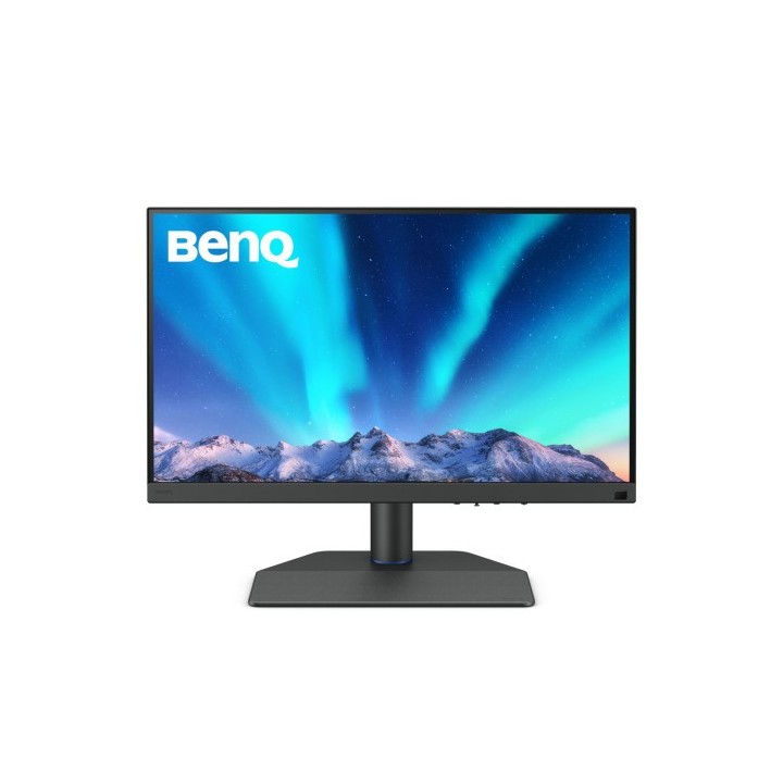 benq benq monitor sw272u  9h.llflb.qbe  monitor profesional para fotografia y edicion de video