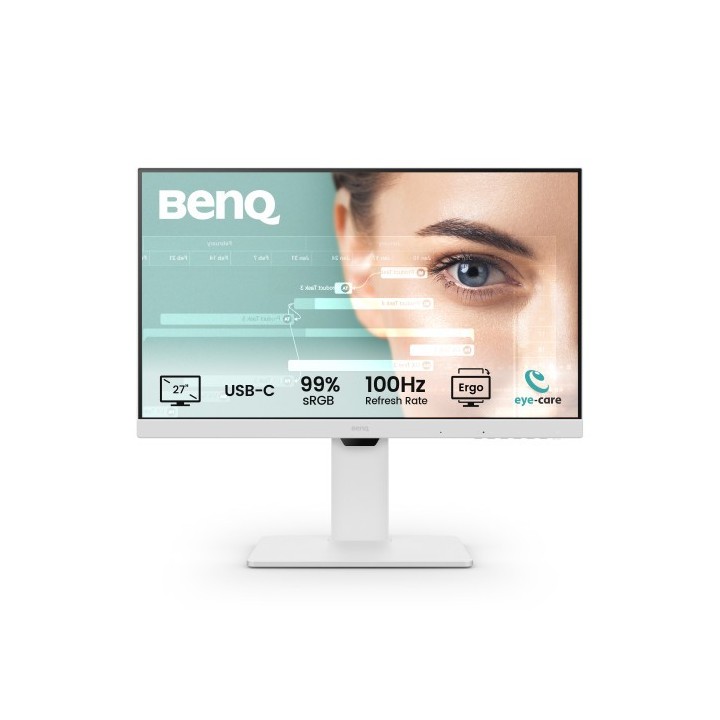 benq monitor benq gw2786tc 27” ips 1080p, fhd, usb c  65w ,  100hz, eye care, ergonomico, hub usb
