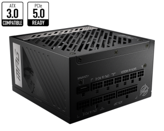msi msi mpg a850g pcie5 unidad de fuente de alimentacion 850 w 24 pin atx atx negro