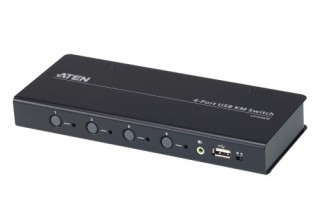 aten aten cs724km interruptor kvm negro