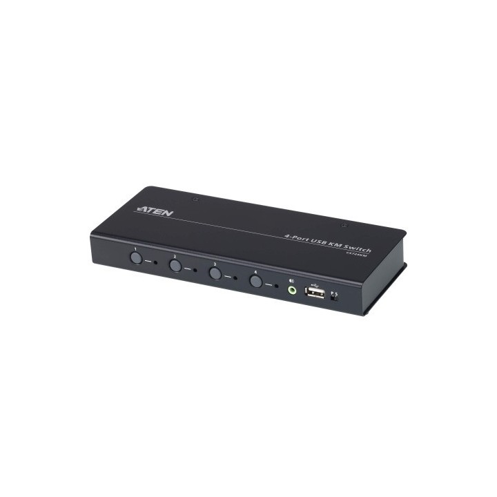 aten aten cs724km interruptor kvm negro