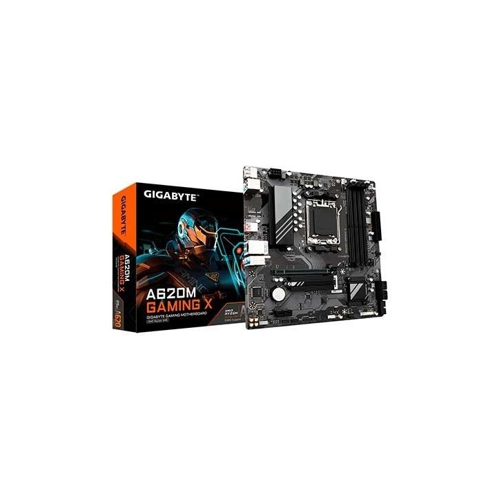 placa base gigabyte am5 a620m gaming x 1.0 ddr5 m atx 4xddr5 pcie 4.0 x4 m.2
