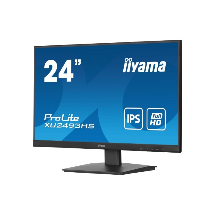 iiyama monitor iiyama 23,8 xu2493hs b6, fhd, ips, 100hz, 0,5 ms, hdmi, display port 100hz, prolite