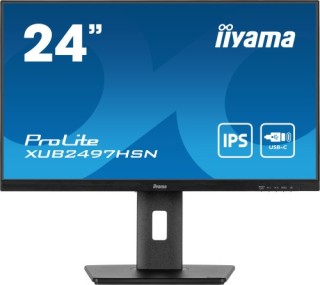 iiyama iiyama pantalla de 24 con panel en tecnologia ips, usb c dock y rj45  lan