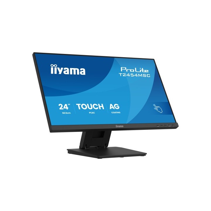 iiyama monitor iiyama prolite t2454msc b1ag, 60,5 cm  23.8 , 1920 x 1080 pixeles, full hd, led, 4 ms