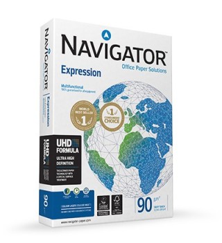 navigator navigator expression papel para impresora de inyeccion de tinta a4  210x297 mm  500 hojas