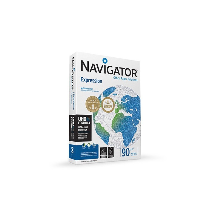 navigator navigator expression papel para impresora de inyeccion de tinta a4  210x297 mm  500 hojas