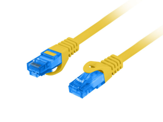 cable red lanberg cat.6a s/ftp lszh cca 1m amarillo fluke passed