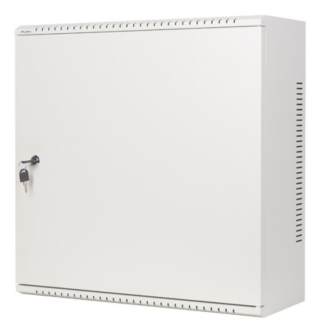 armario lanberg mural rack 19 6u+3u 540x200 bajo perfil gris ensamblado