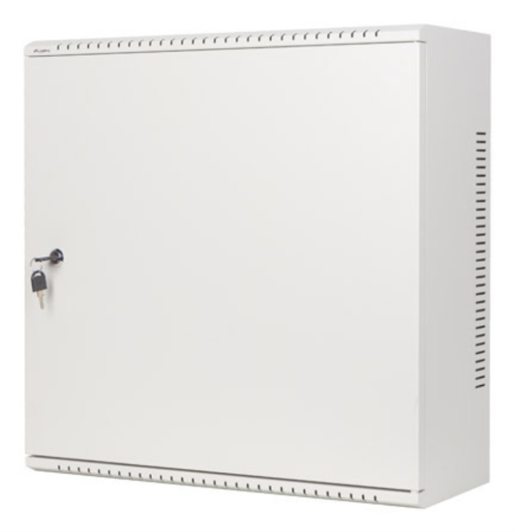 armario lanberg mural rack 19 6u+3u 540x200 bajo perfil gris ensamblado