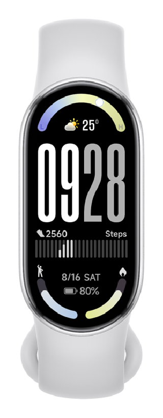 pulsera actividad xiaomi mi smart band 10 glacier silver