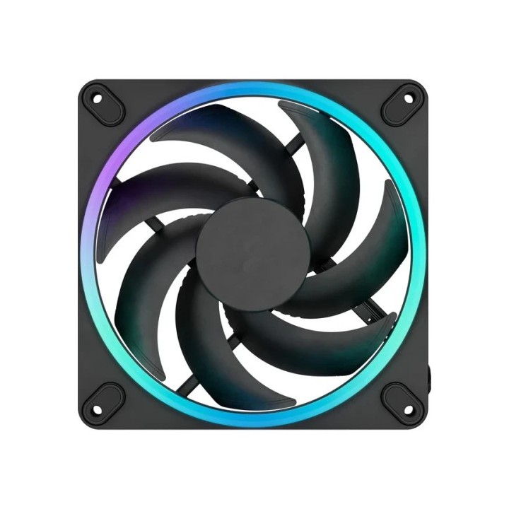 fractal design fractal ventilador caja  momentum 14 rgb 3 pack black fd f m