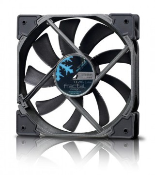 fractal design fractal design venturi hp 12 pwm carcasa del ordenador ventilador 12 cm negro, gris