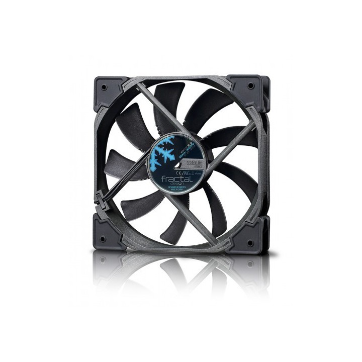 fractal design fractal design venturi hp 12 pwm carcasa del ordenador ventilador 12 cm negro, gris