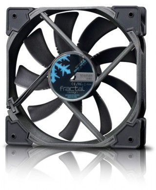fractal design fractal design venturi hp 14 pwm carcasa del ordenador ventilador 14 cm negro, gris