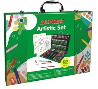 alpino set artistic 130 piezas alpino ua000570