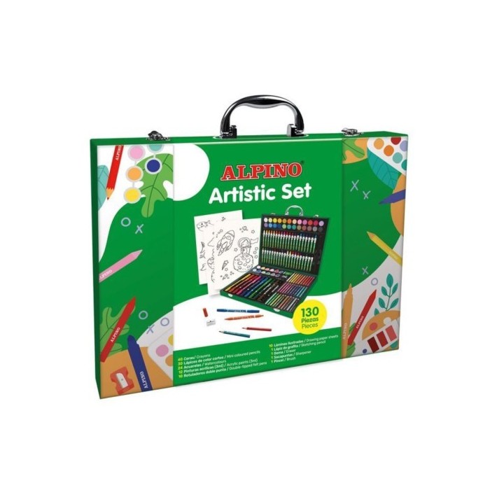 alpino set artistic 130 piezas alpino ua000570