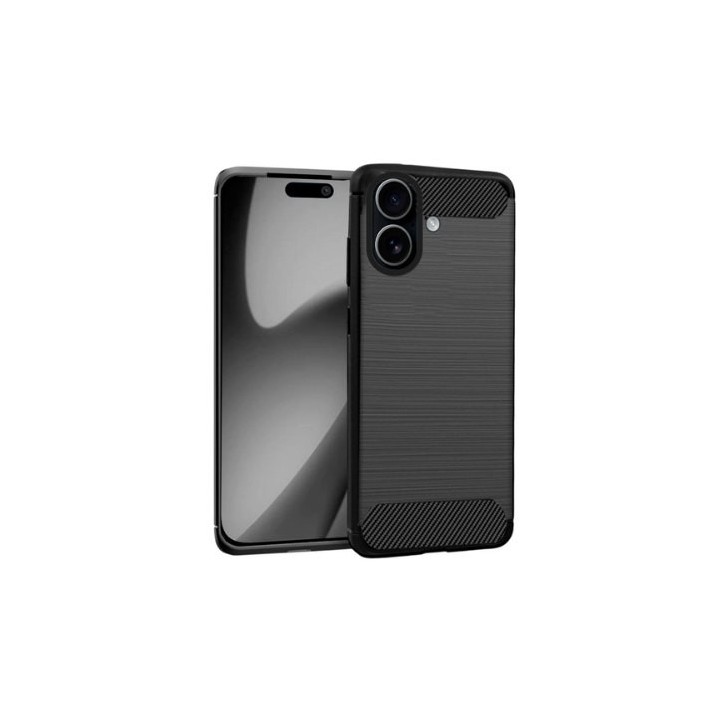 funda cool iphone 17 carbon negro poliuretano termoplastico antihuellas antides.