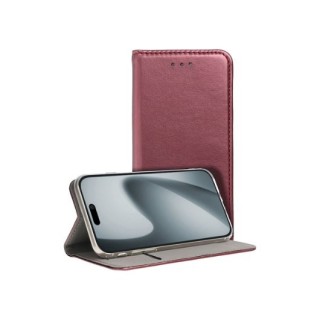 funda cool flip cover  iphone 17 pro liso burgundy apertura tipo libro