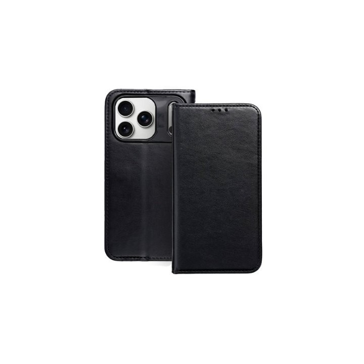 funda cool flip cover  iphone 17 pro liso negro apertura tipo libro