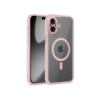 funda cool iphone 17 magnetica borde rosa compatible carga magnetica proteccion camara