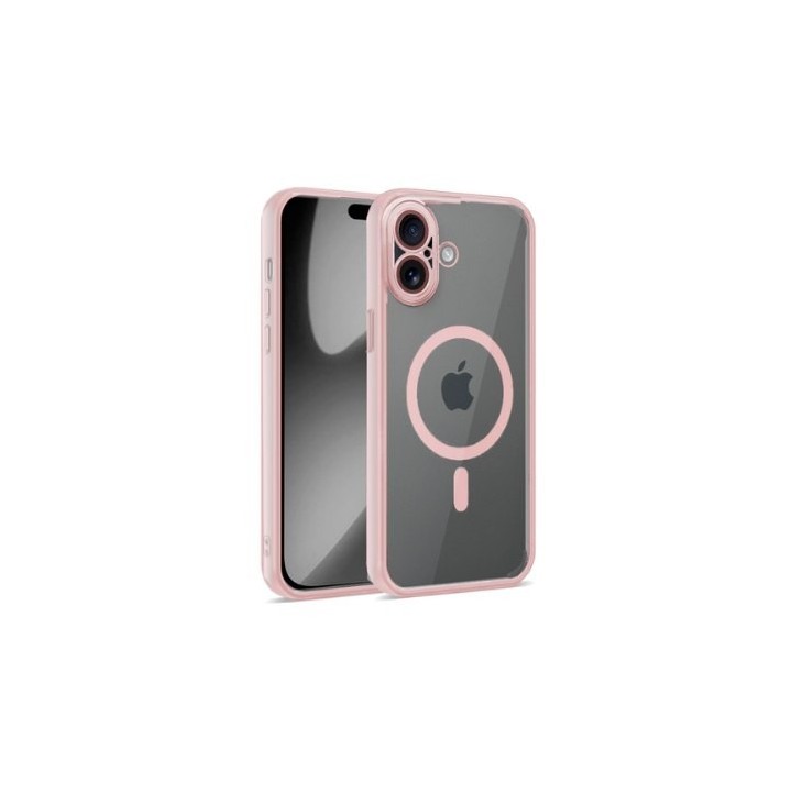funda cool iphone 17 magnetica borde rosa compatible carga magnetica proteccion camara