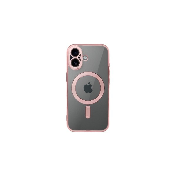 funda cool iphone 17 magnetica borde rosa compatible carga magnetica proteccion camara
