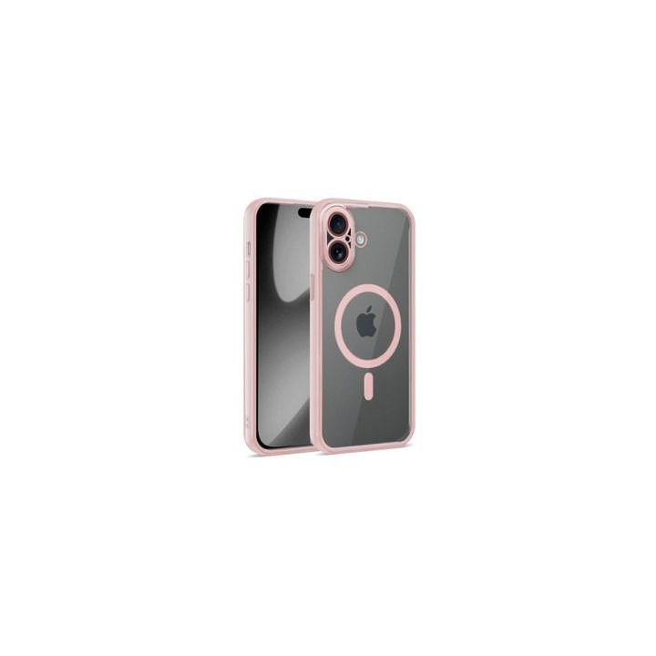 funda cool iphone 17 magnetica borde rosa compatible carga magnetica proteccion camara