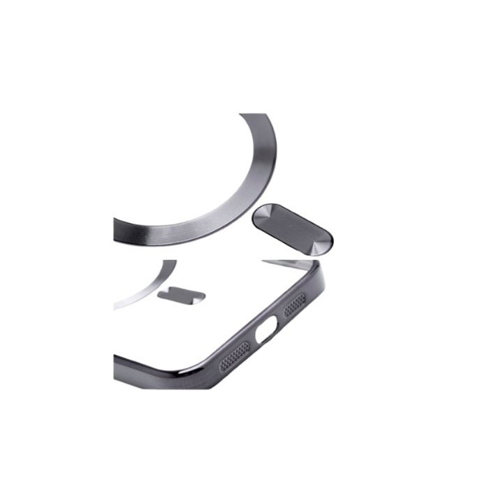 funda cool iphone 17 magnetica borde negro compatible carga magnetica proteccion camara