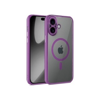 funda cool iphone 17 magnetica borde violeta compatible carga magnetica proteccion camara