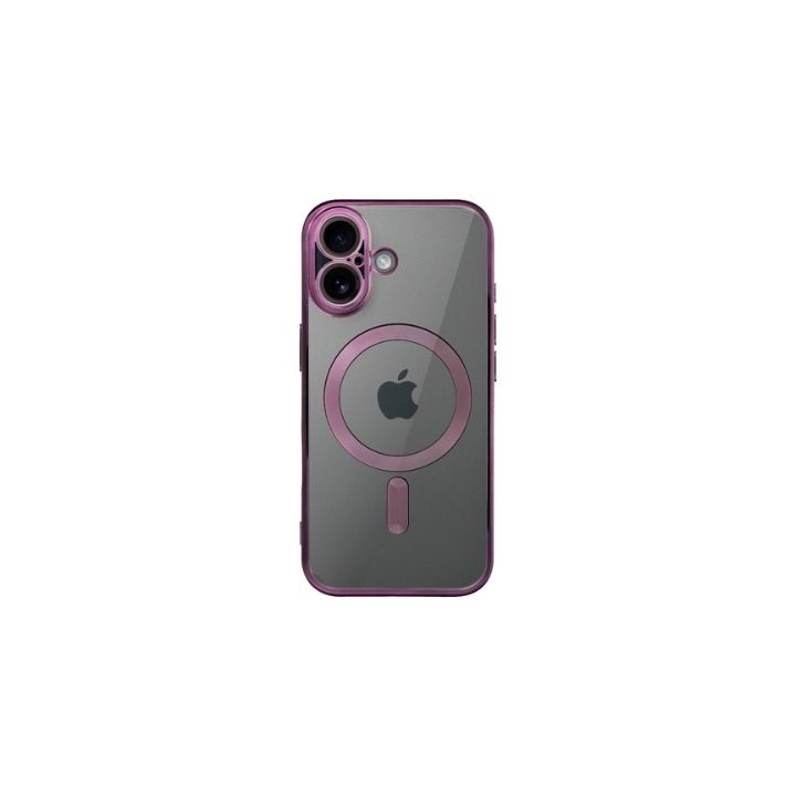 funda cool iphone 17 magnetica borde violeta compatible carga magnetica proteccion camara