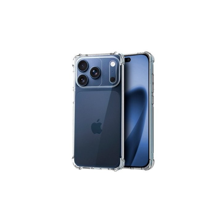 funda cool iphone 17 pro max antis. transparente esquinas reforzadas