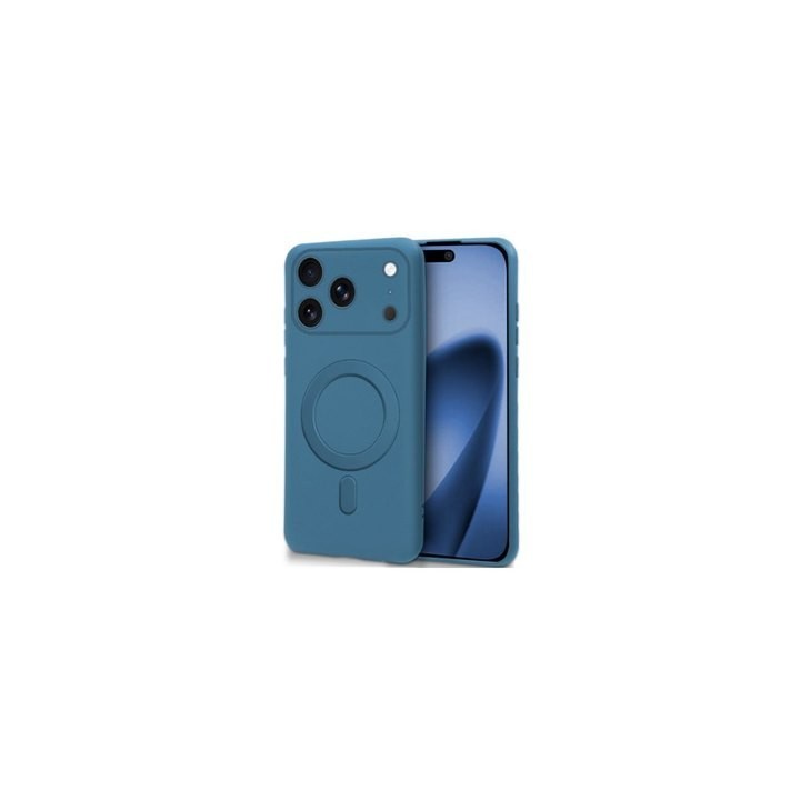 funda cool iphone 17 pro max magnetica cover azul compatible carga magnetica proteccion camara
