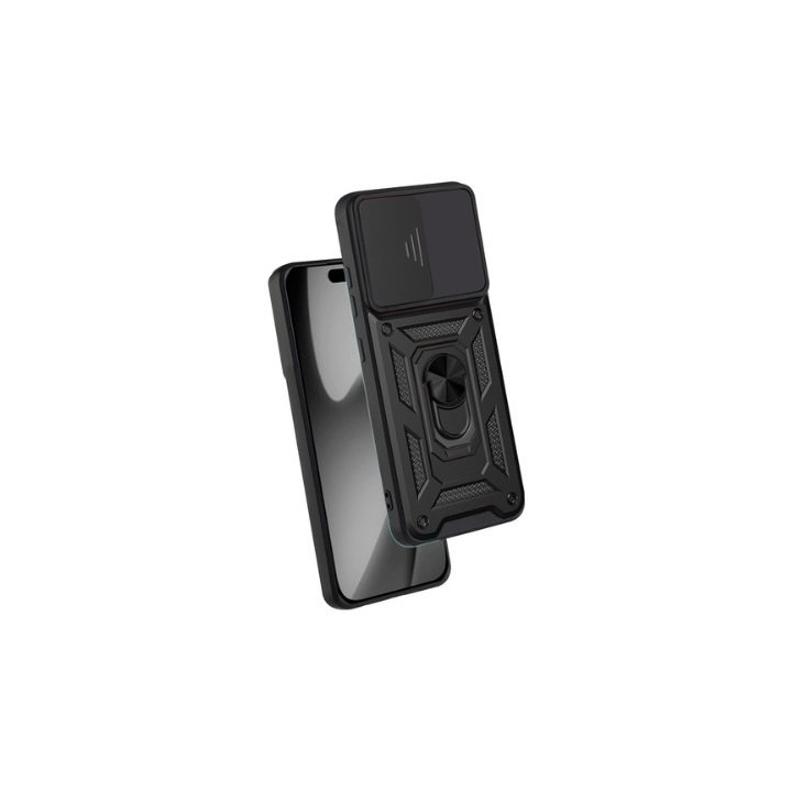 funda cool iphone 17 hard  ring negro anillo sujecion iman soporte magnetico