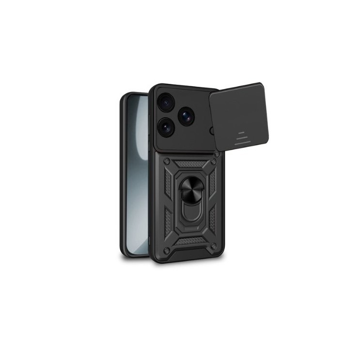 funda cool iphone 17 pro hard  ring negro anillo sujecion iman soporte magnetico