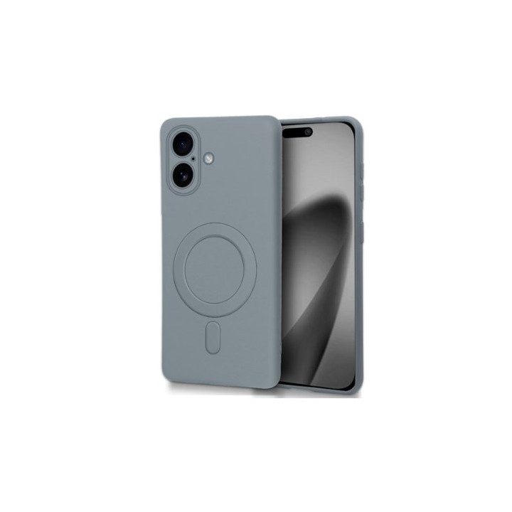 funda cool iphone 17 magnetica cover gris compatible carga magnetica proteccion camara