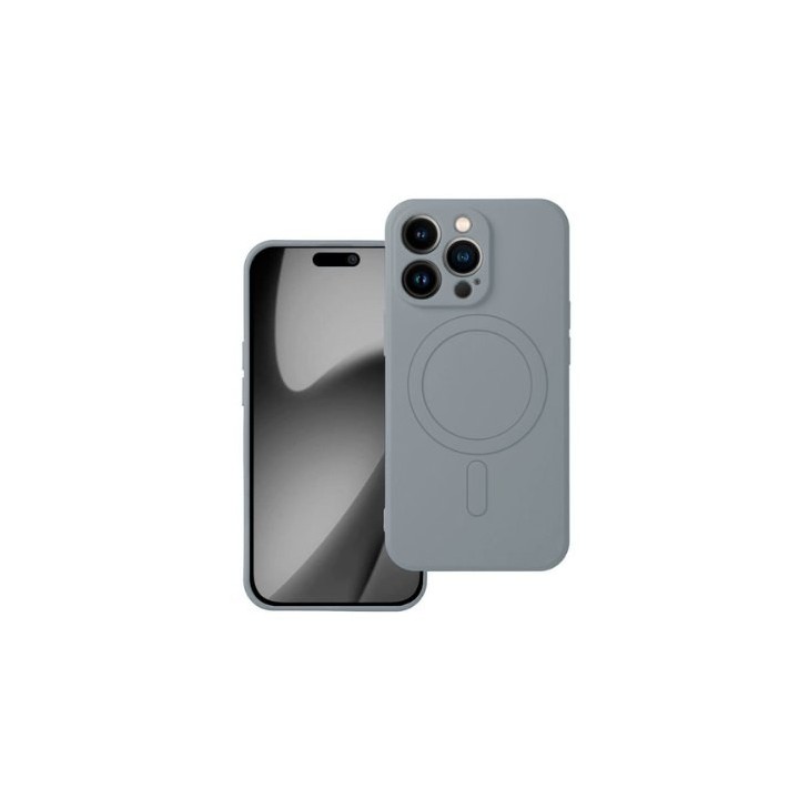 funda cool iphone 17 magnetica cover gris compatible carga magnetica proteccion camara