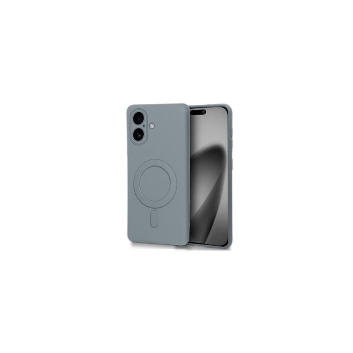funda cool iphone 17 magnetica cover gris compatible carga magnetica proteccion camara